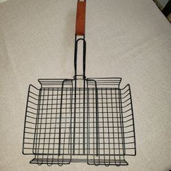 Grill Basket New. Fish Veggies Etc