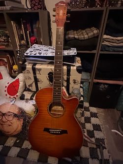 Beautiful Ibanez electric acoustic guitar