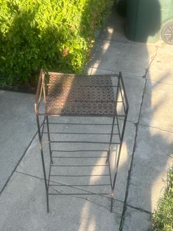 Rrrrring Rrrrring; VTG. Midcentury Telephone Table with a Slight Bent To It:
