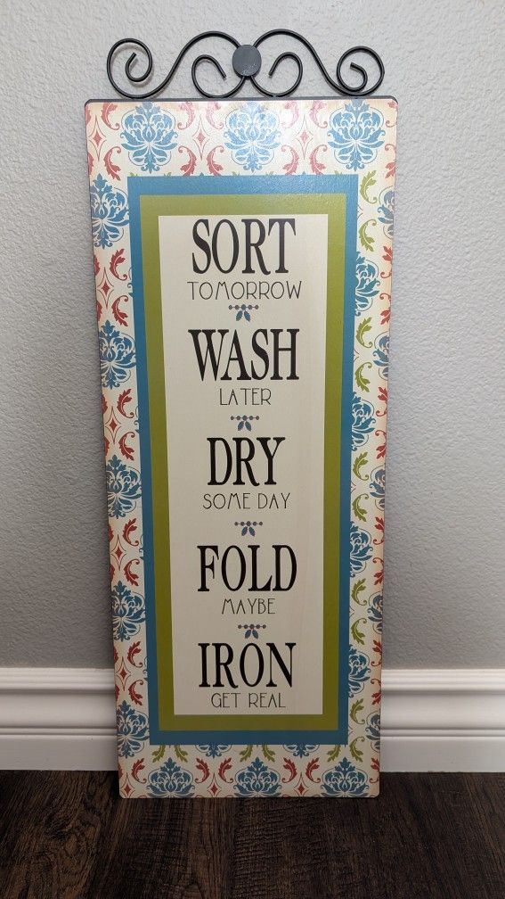 Laundry Room Sign