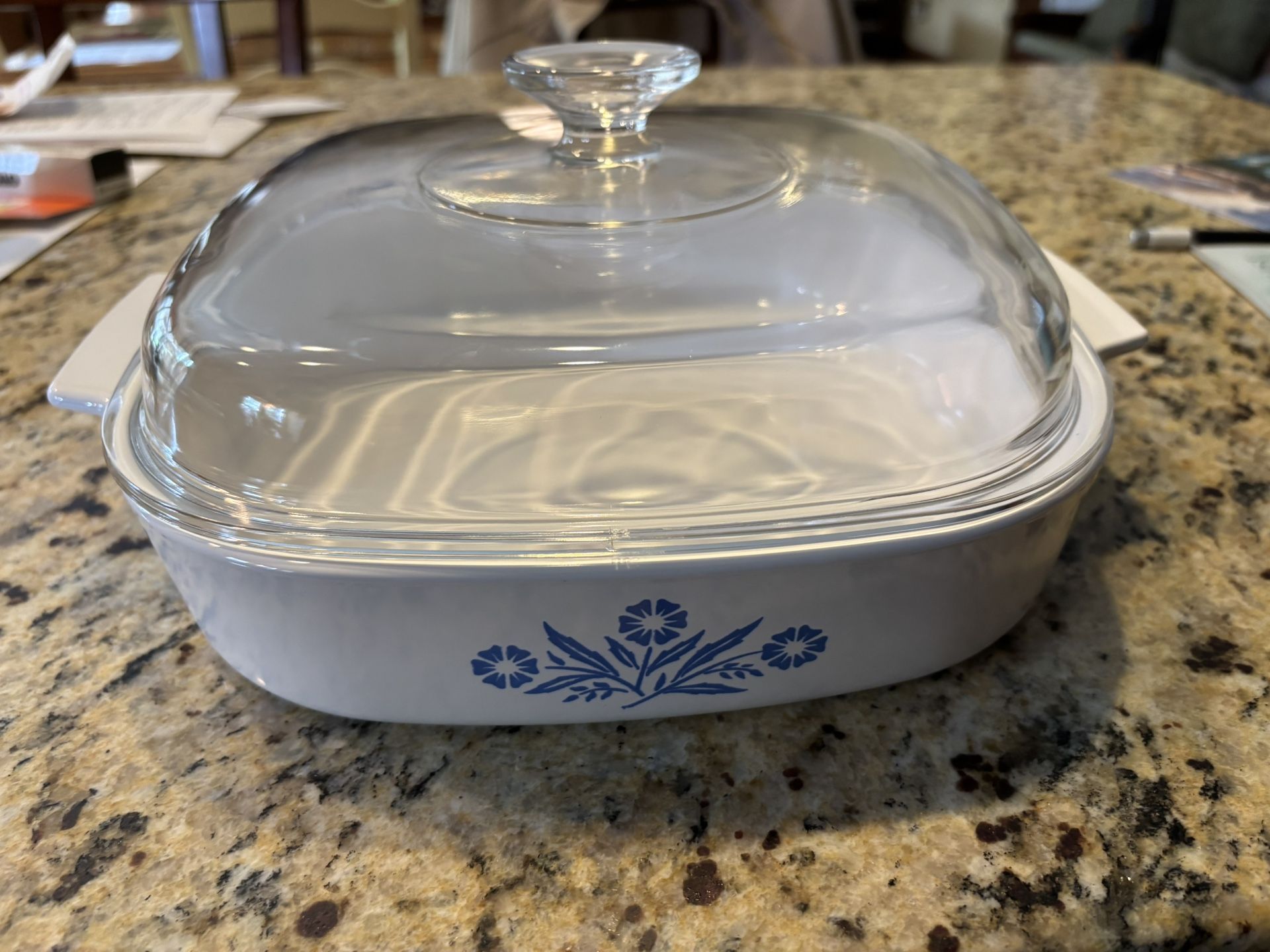 Vintage Blue Cornflower Corningware A-10-B