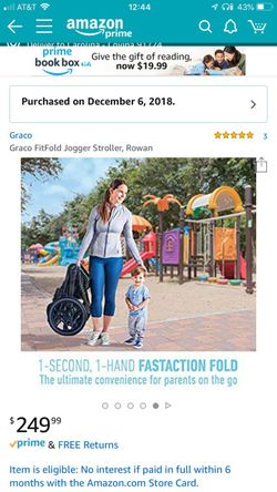 Graco FitFold Jogger Stroller Rowan for Sale in Escondido CA