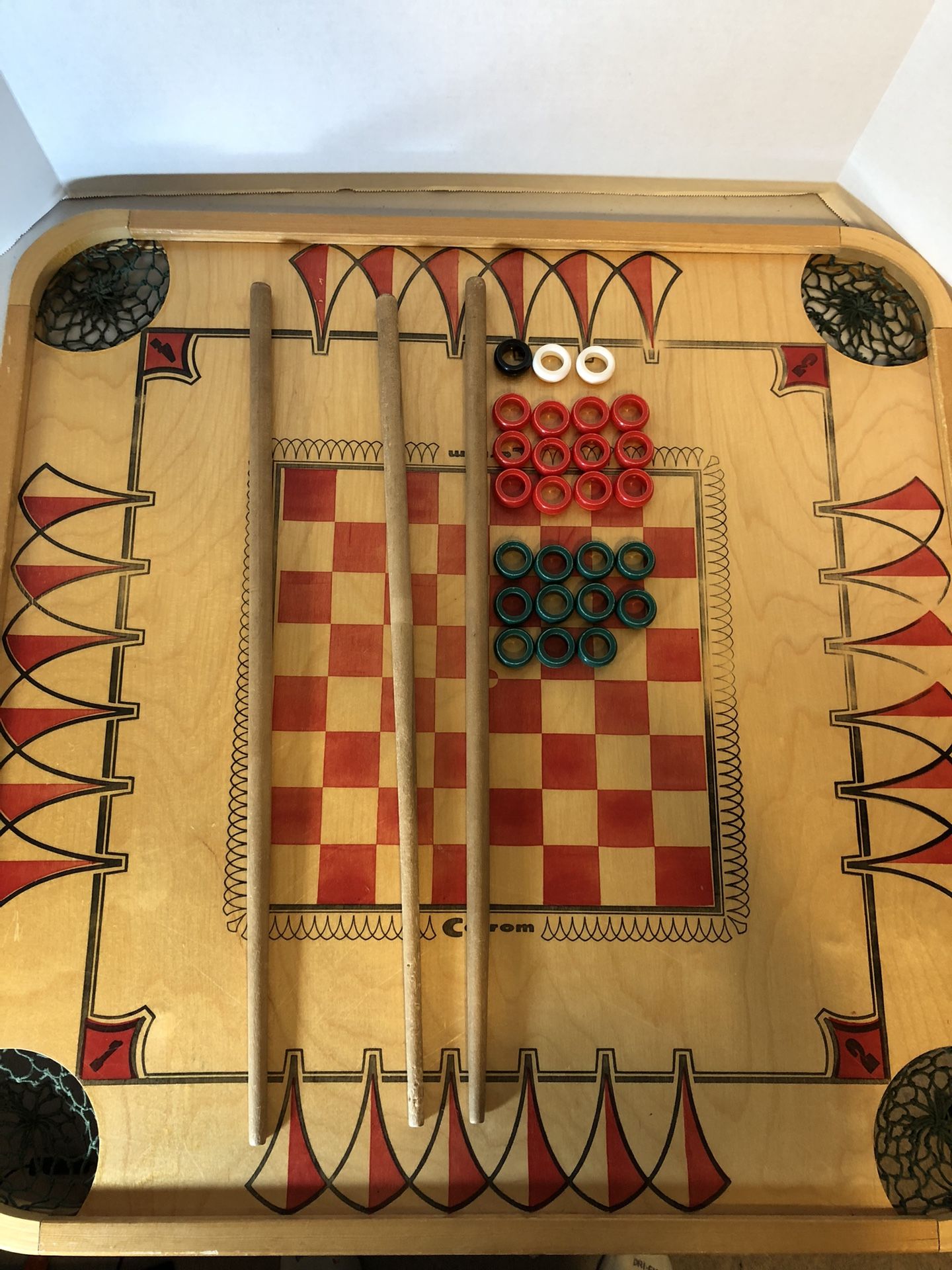 Carrom 106 Vintage Game Board
