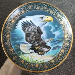 "Preservation Of Freedom" Collector's Plate From Royal Doulton, Gold Trimmed