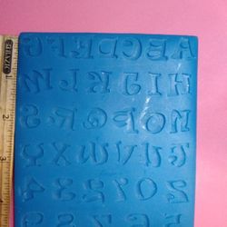 Alphabet Silicon Mold $8