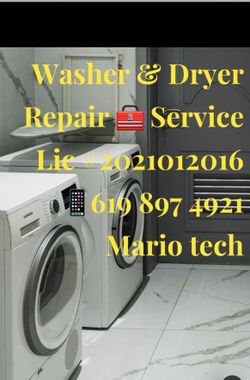 Washer and dryer (Repair Man) Lavadora secadora