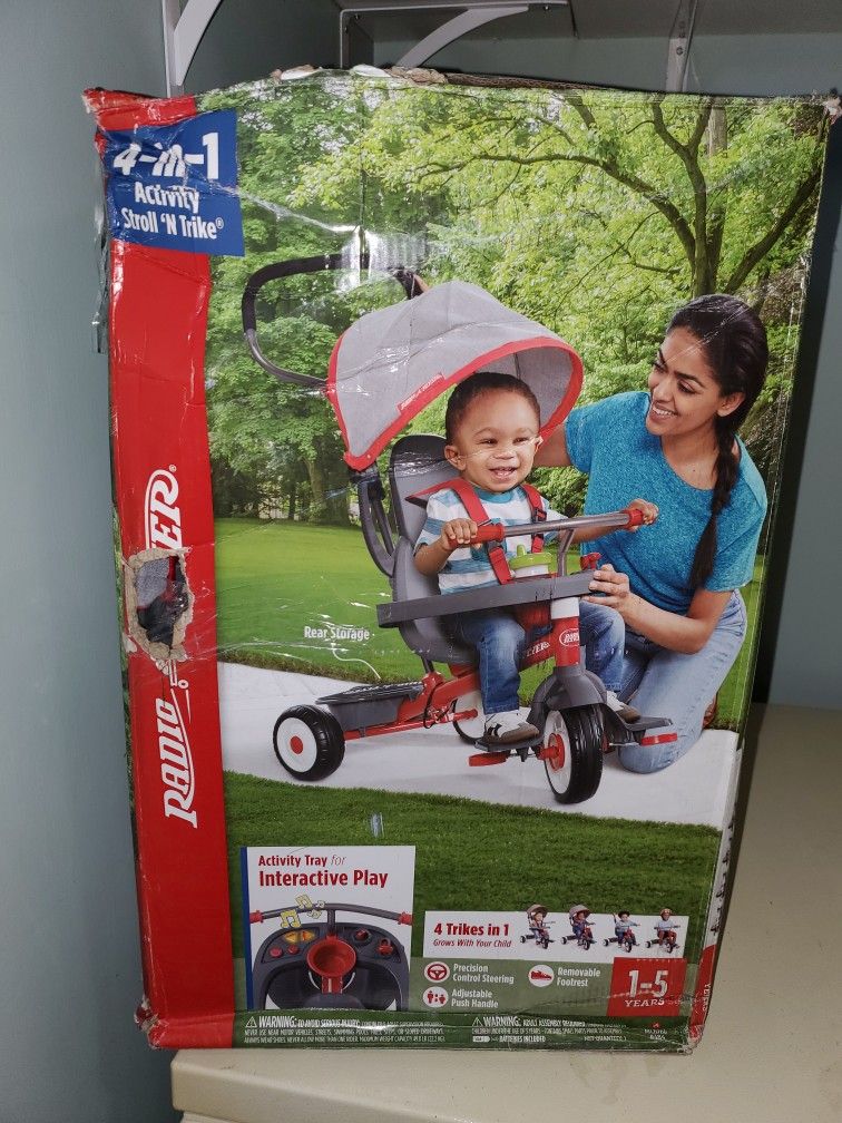 Radio Flyer 4 In 1 Activity Stroll N Trike
