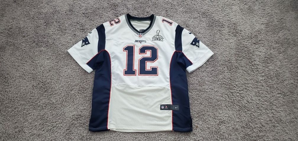 Tom Brady Patriots 2015 Superbowl Jerseys Size 52