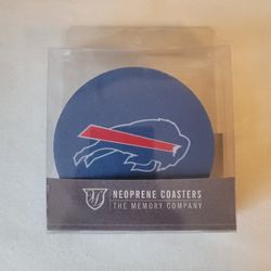Buffalo Bills Neoprene Coasters 4 Pk