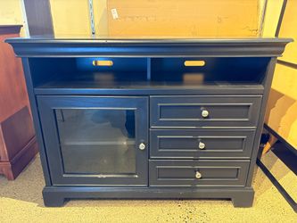 Black 3-Drawer Media Entertainment Center
