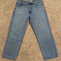 DENIZEN from Levi's Jeans Mens Size 38x30 Denim Blue 285 Relaxed Fit