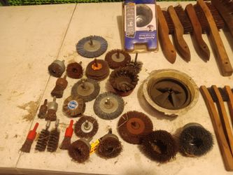 Wire brushes and steel wire wheel tools