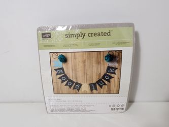 Stampin’ Up chalkboard banner kit