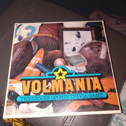 Vintage Volmania Board Game 1984 Tennessee Volunteers Sports Trivia Game University of Tennessee Vol Nation Game

