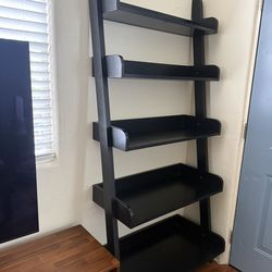 Crate & Barrel -Black Ladder Bookshelf
