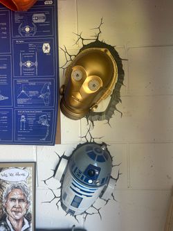 Star Wars wall heads set of 6