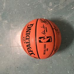 spaulding basketball signed by windy city bulls g league team