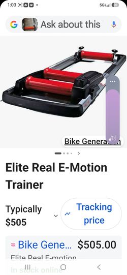 Elite Real E-Motion Bike Trainer