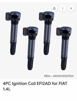 4PC Ignition Coil EFI2AD for FIAT 1.4L