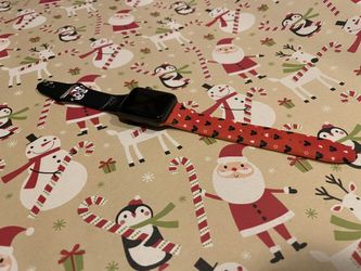 Christmas Mickey and Minnie Disney Apple Watch band