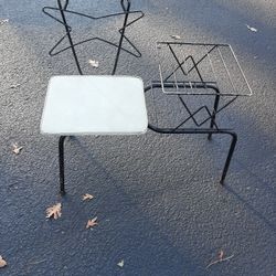 1950s Wire style retro really cool clean solid telephone table