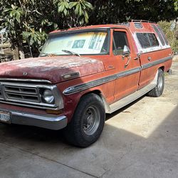 1971F250 Ford Ranger 3/4