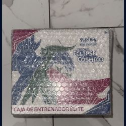 Pokemon TCG Cosmic Eclipse Elite Trainer Box Factory Sealed Mint!  Spanish ETB