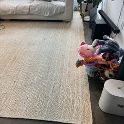 Natural jute rug