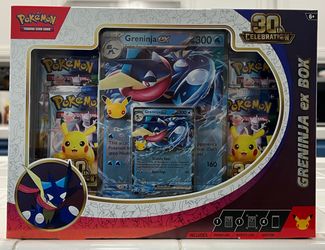 Pokémon TCG Greninja ex Box 30th Celebration
