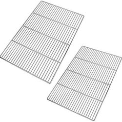 New, 2 Pack - Steel BBQ Wire Mesh, Multifunction Cooking Grate for Outdoor Grill