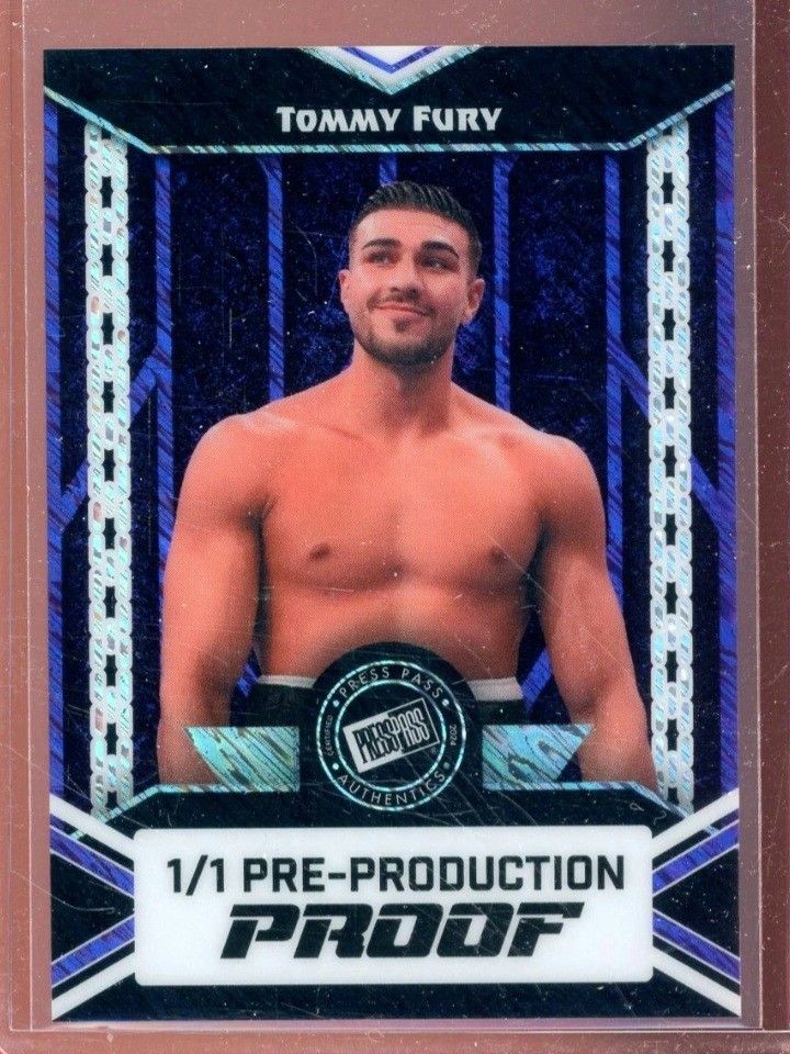 Really Nice Super RARE Leaf Tommy Fury 1/1 Card..MINT.!!!
