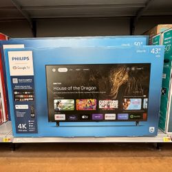 43” Philips Smart 4k Led Uhd Tv 