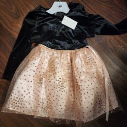 Holiday Dress 2pcs New Size 2T