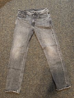 Levi’s 502 Gray Washed Slim Fit Denim Jeans