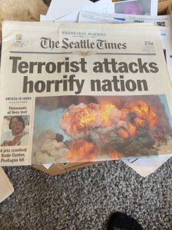 25 Year Seattle Times 9-11 Attacks Set