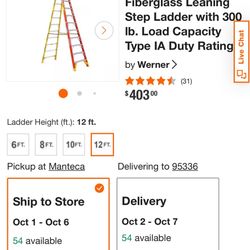 10’ Werner Leansafe Ladder