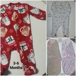 3-6 MONTHS BABY GIRL WINTER CLOTHES BUNDLE (ROPA PARA NIÑA BEBE TALLA 3-6 MESES)