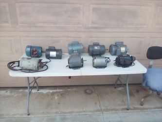 Lot of 9 Electric Motors
