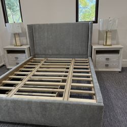 Brand New USA-Custom Made Queen Bed With Twin Trundle