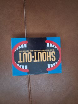 Shout out card game