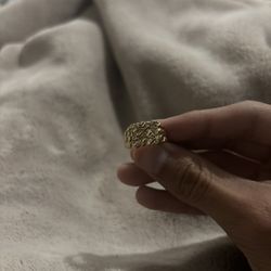 Gold Nugget Ring 10k