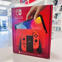 Nintendo Switch OLED Mario RED