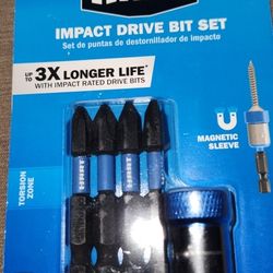Hart 5pc Impact Driver Bit Set 