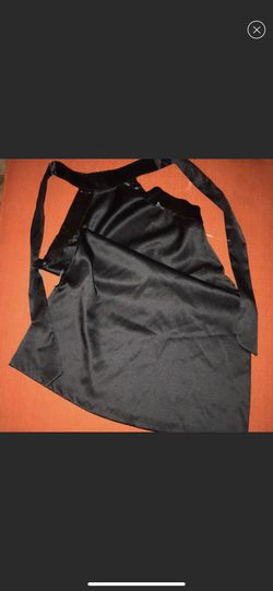 Satin halter neck