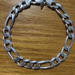 Silver Figaro Bracelet .925 