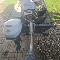 John Boat And Trailer 