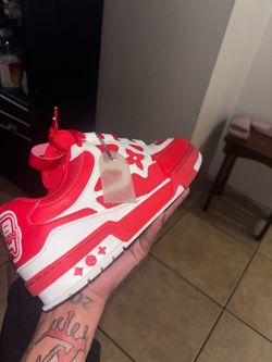 Louis Vuitton LV Trainer skate Sneaker Red White