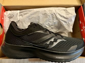 New Men’s Saucony Ride 16 Black Size 9.5