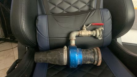Concrete pump hose nozzle