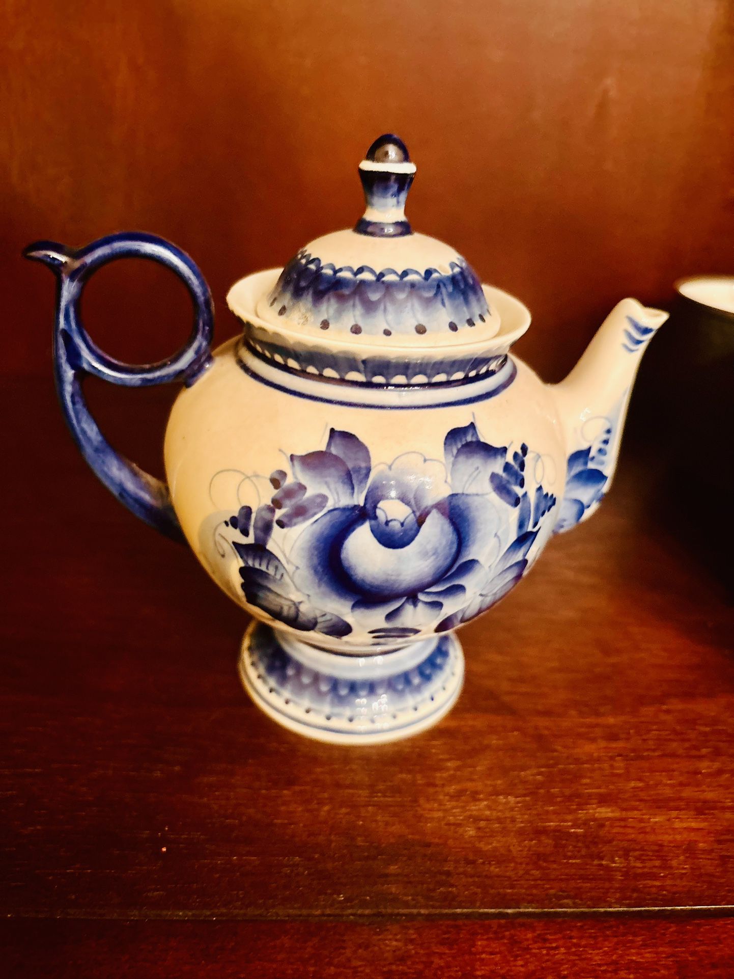 Vintage ceramic Japanese teapot
